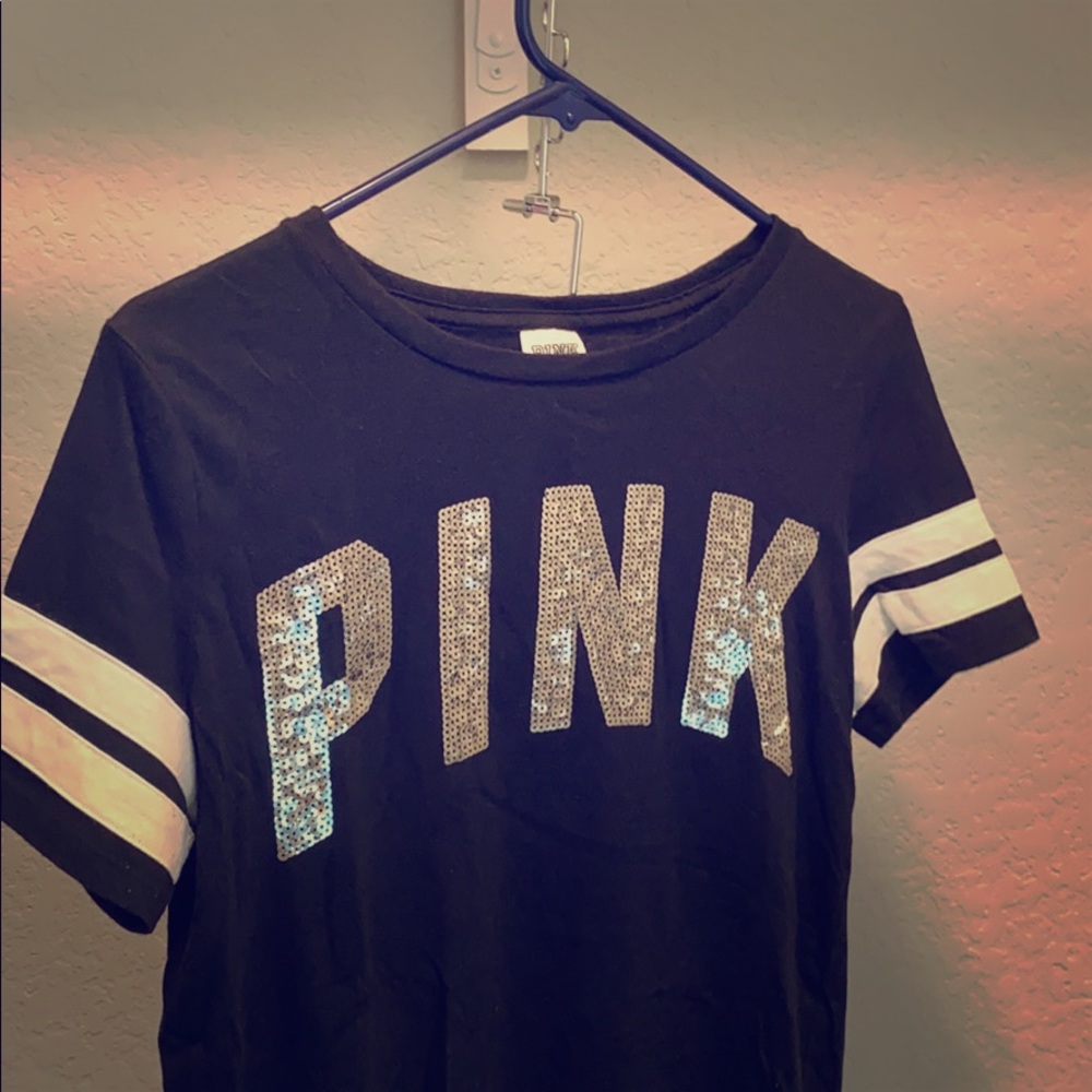 Pink jersey top